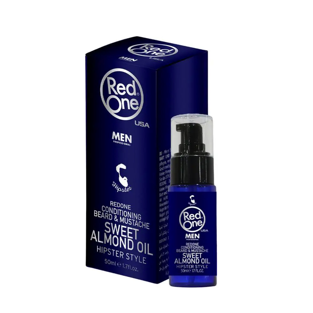 RedOne Beard & Moustache Sweet Almond Care Oil 50ml
