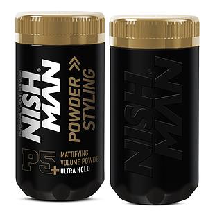 Nish Man Mattifying Hair Volumising Powder P5+ (Extra Hold) 20g