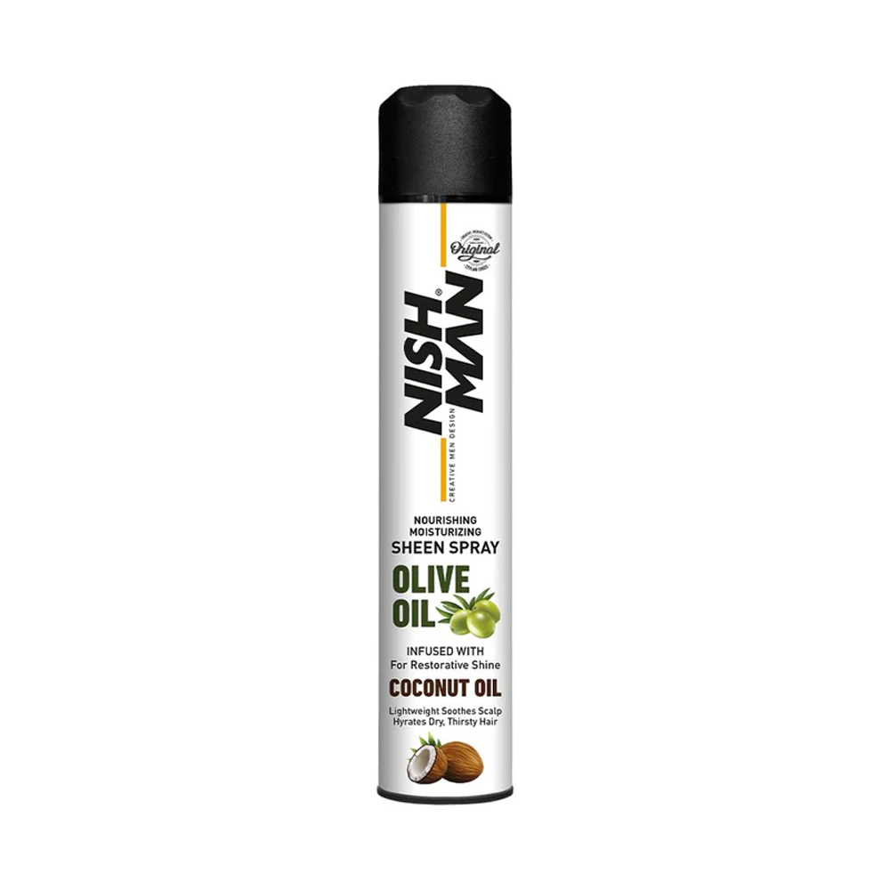 Nish Man Olive Oil Sheen Spray 400ml