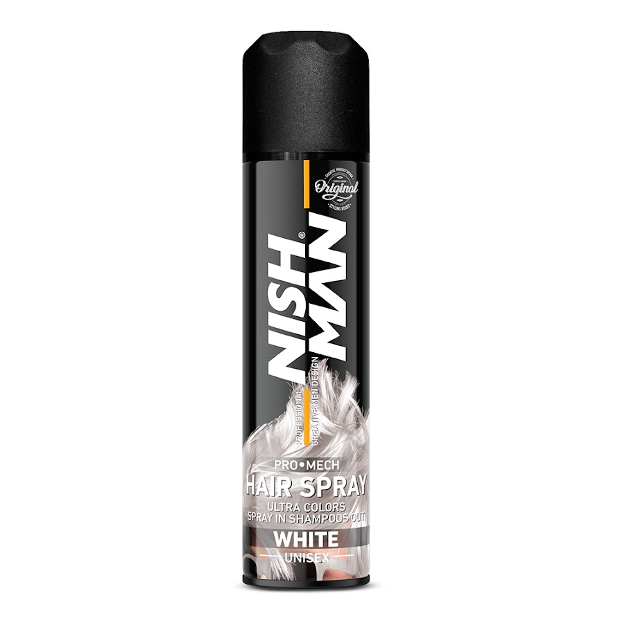 Nish Man Mech Spray - White 150ml