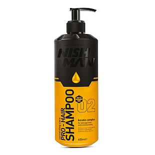 Nish Man Professional Hair Shampoo 400ml