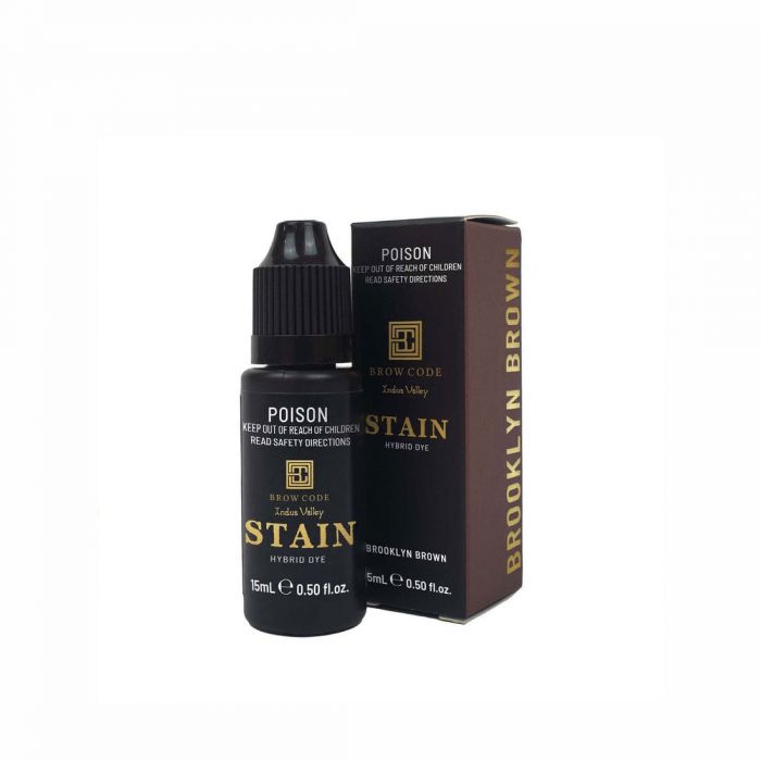 Brow Code Stain Hybrid Brow Dye Brooklyn Brown - Medium Brown