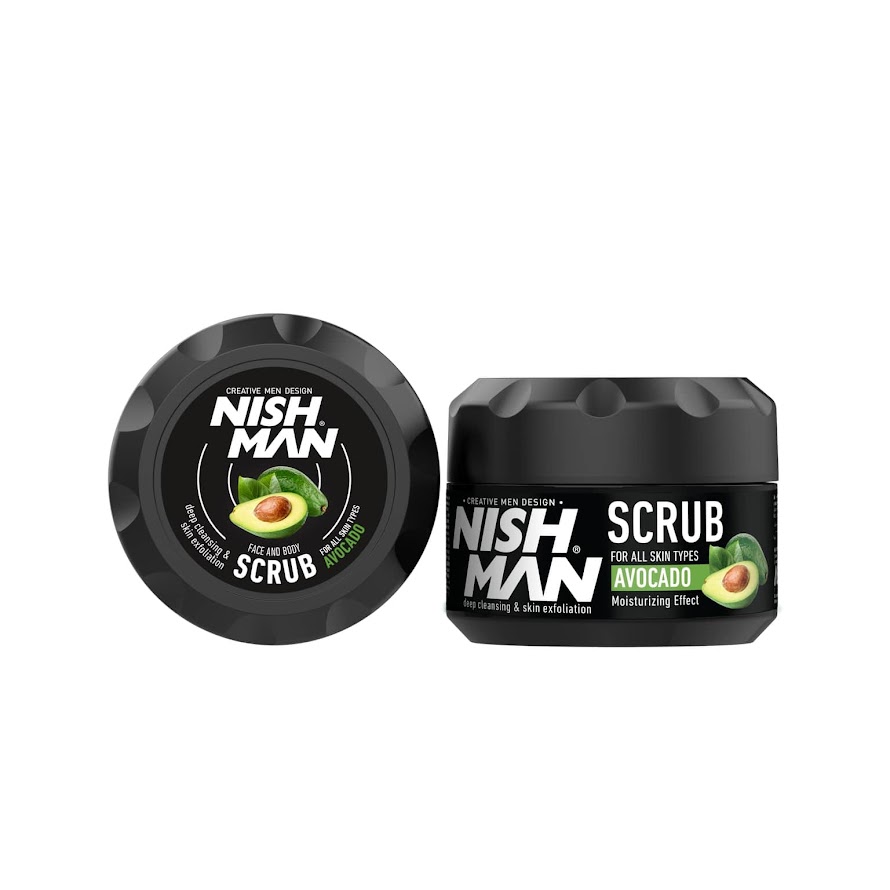 Nish Man Face Scrub Avocado 300ml