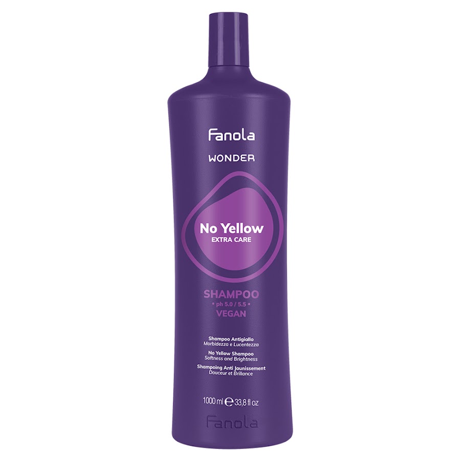 Fanola Wonder Softness And Shine No Yellow Shampoo 1L