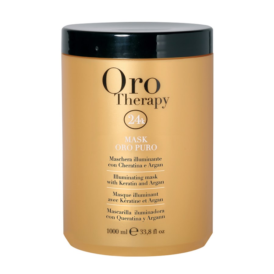 Fanola Orotherapy Illumate Gold Mask With Keratin And Argan 1L