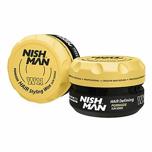 Nish Man W11 Water Based Hair Styling Pomade 100ml