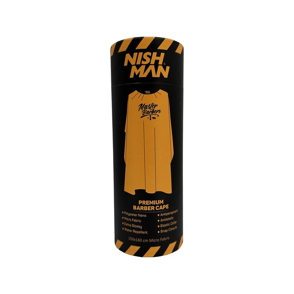 Nish Man Barber One Cape - Yellow
