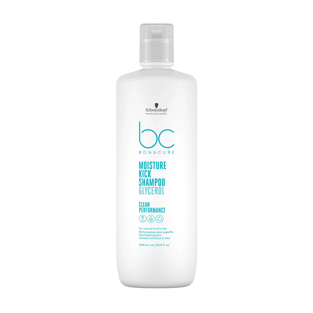 Schwarzkopf Bonacure Clean Hyaluronic Moisture Kick Shampoo 1L