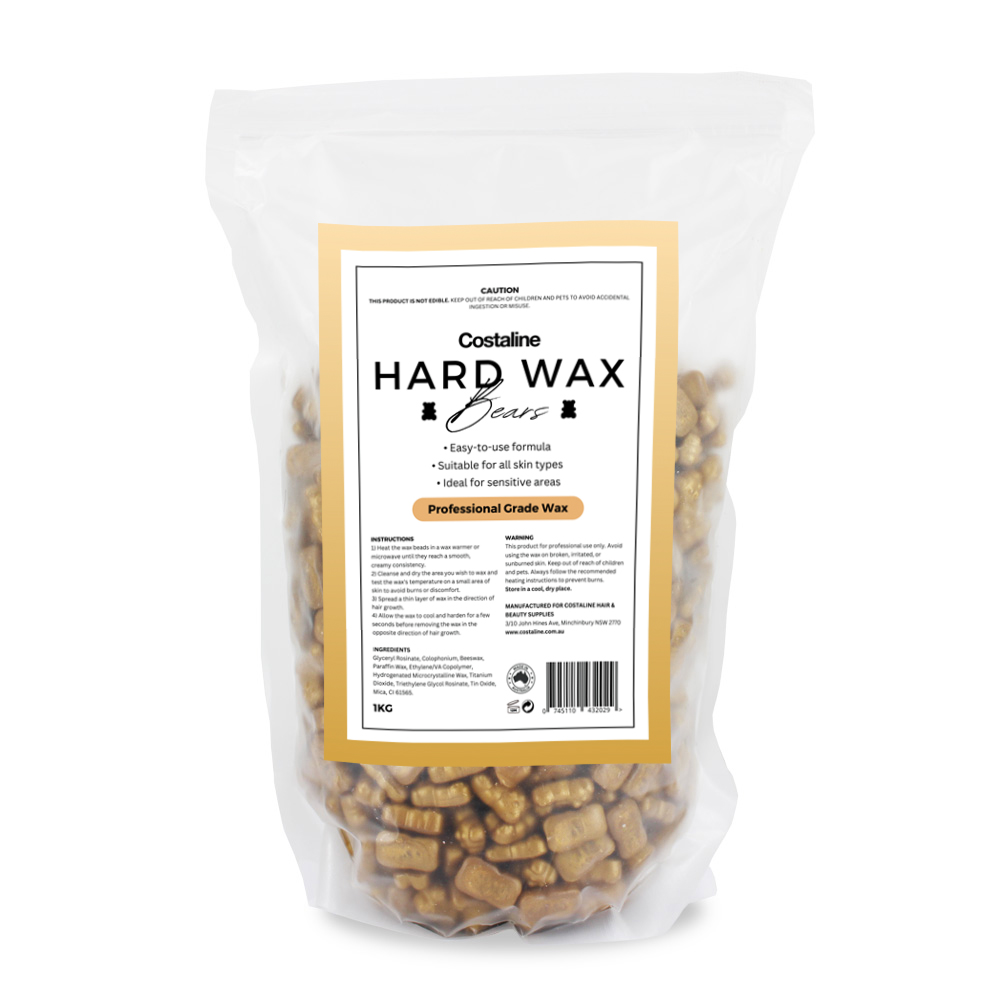 Costaline Hard Wax Bear Shape Gold 1kg