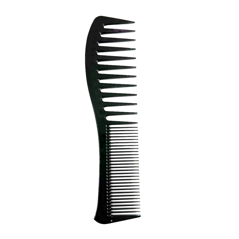Costaline Black Wide Teeth Comb Wavy