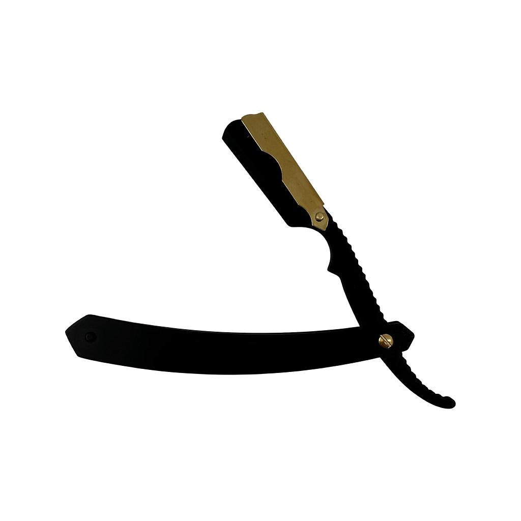 Costaline Matte Black & Gold Mininalist Barber Razor #10