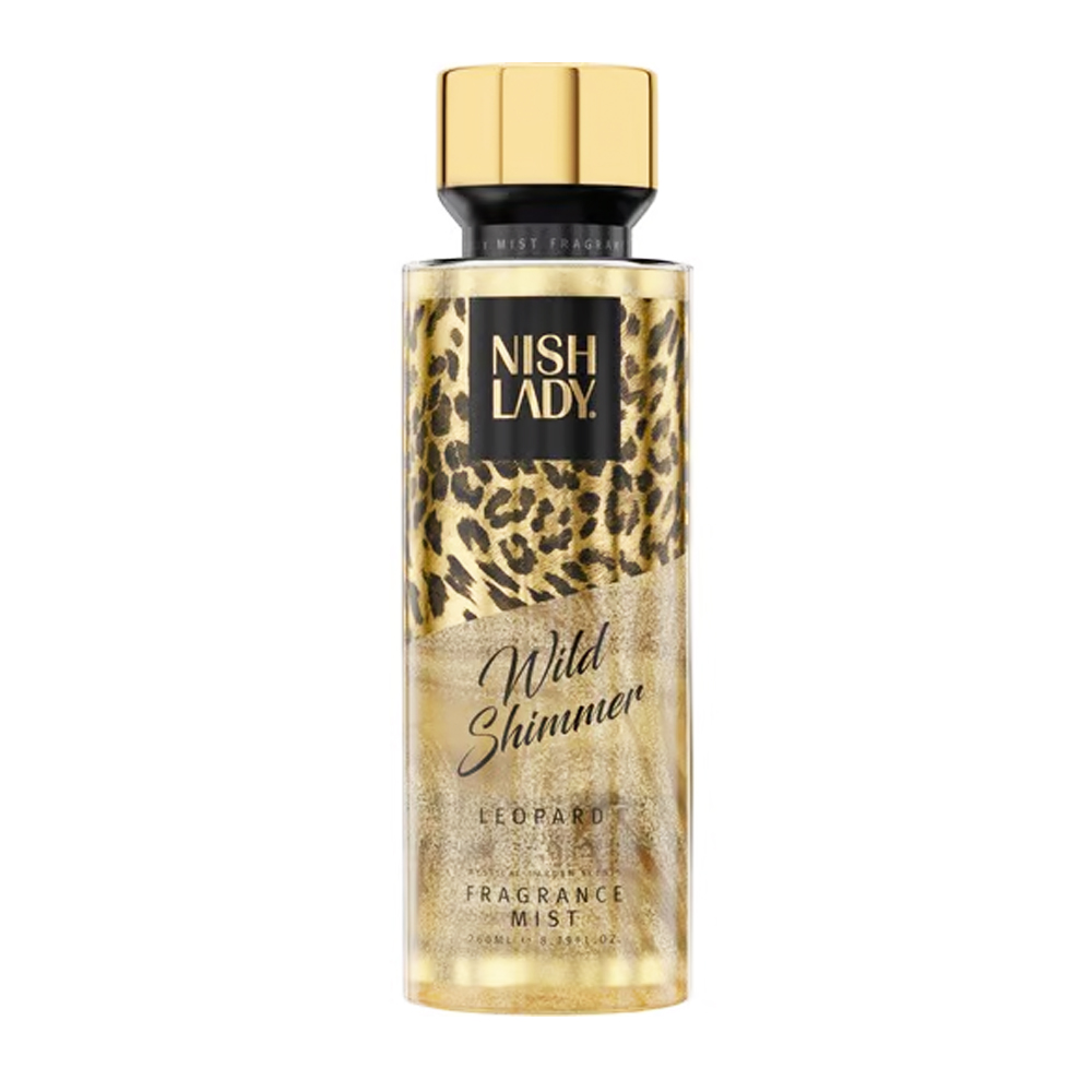 Nish Lady Body Mist Wild Shimmer Zebra 260ml