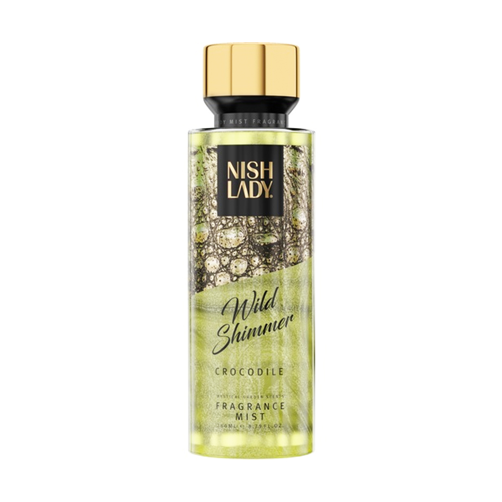 Nish Lady Body Mist Wild Shimmer Crocodile 260ml