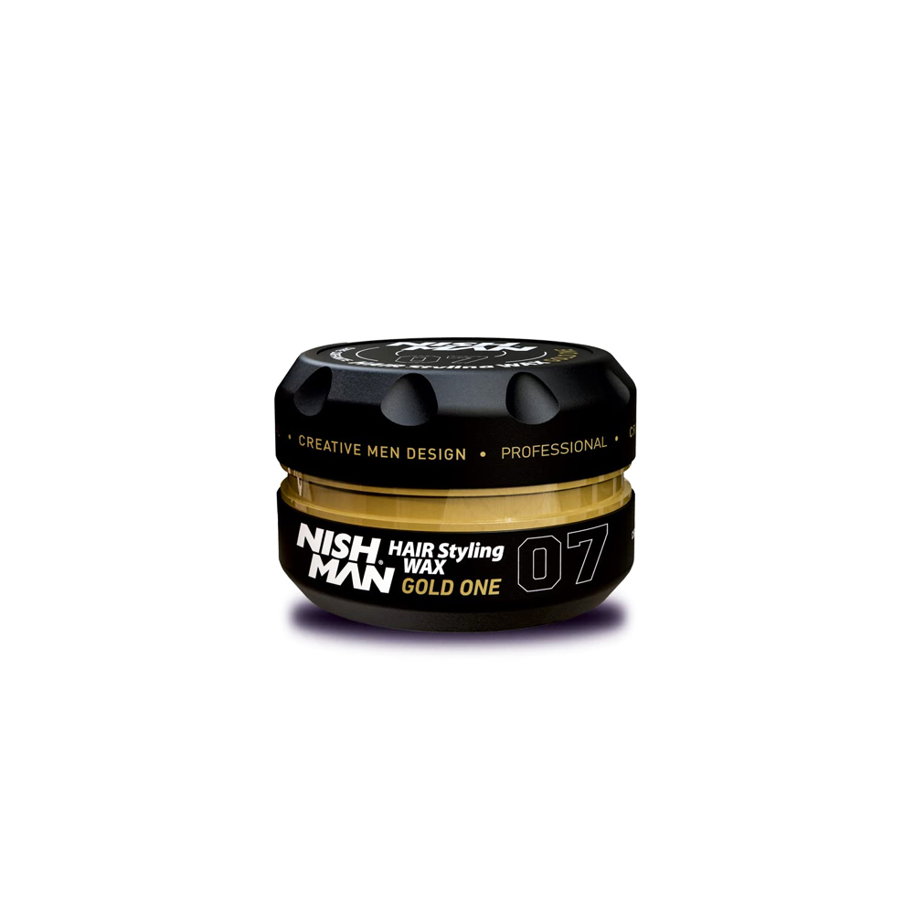 Nish Man Hair Styling Wax Gold One 07 Pocket Size 30ml