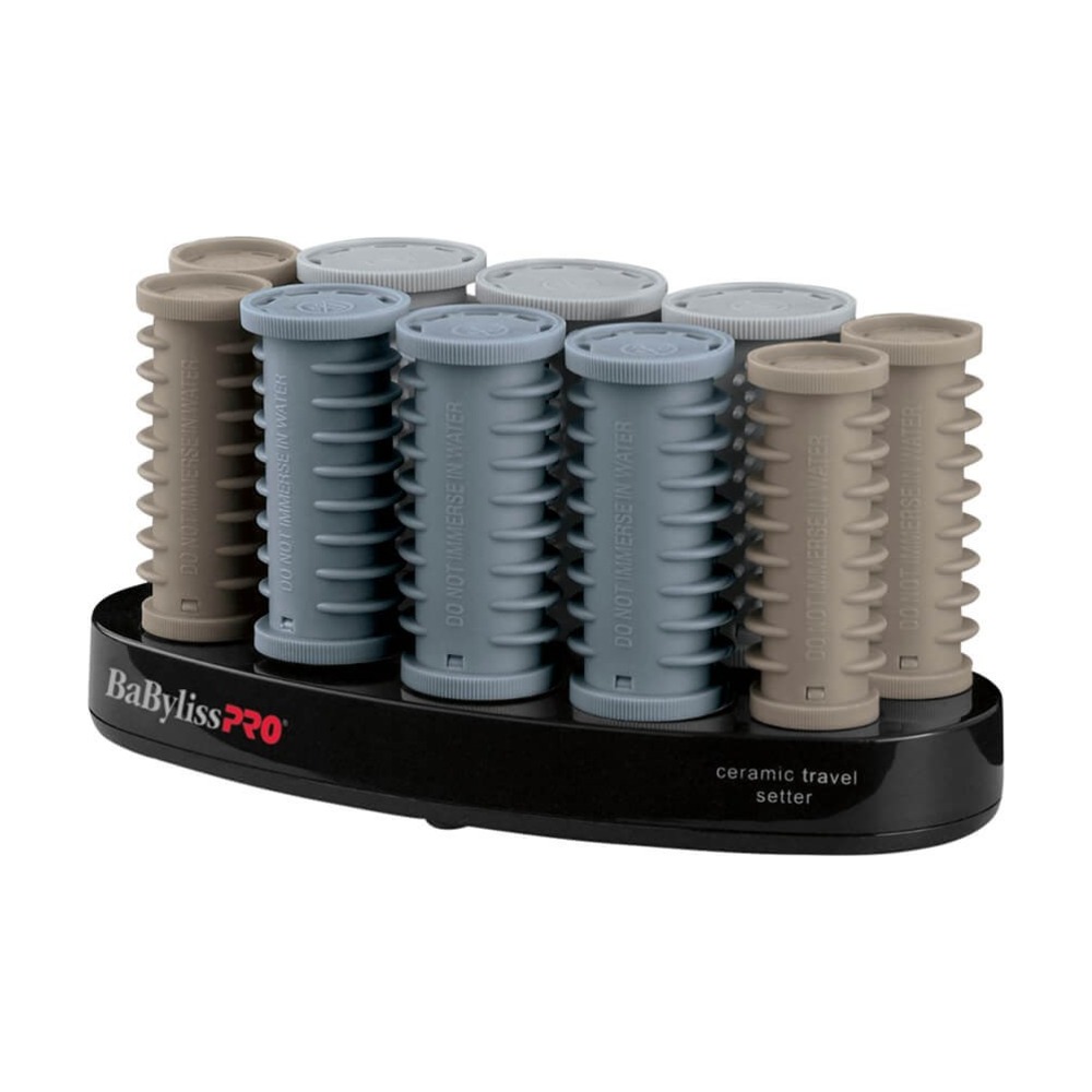 BabylissPro 10 Hot Roller Set Travel with Bag