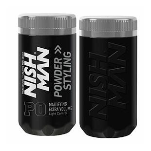 Nish Man Mattifying Hair Volumising Powder P0 (Light Hold) 20g