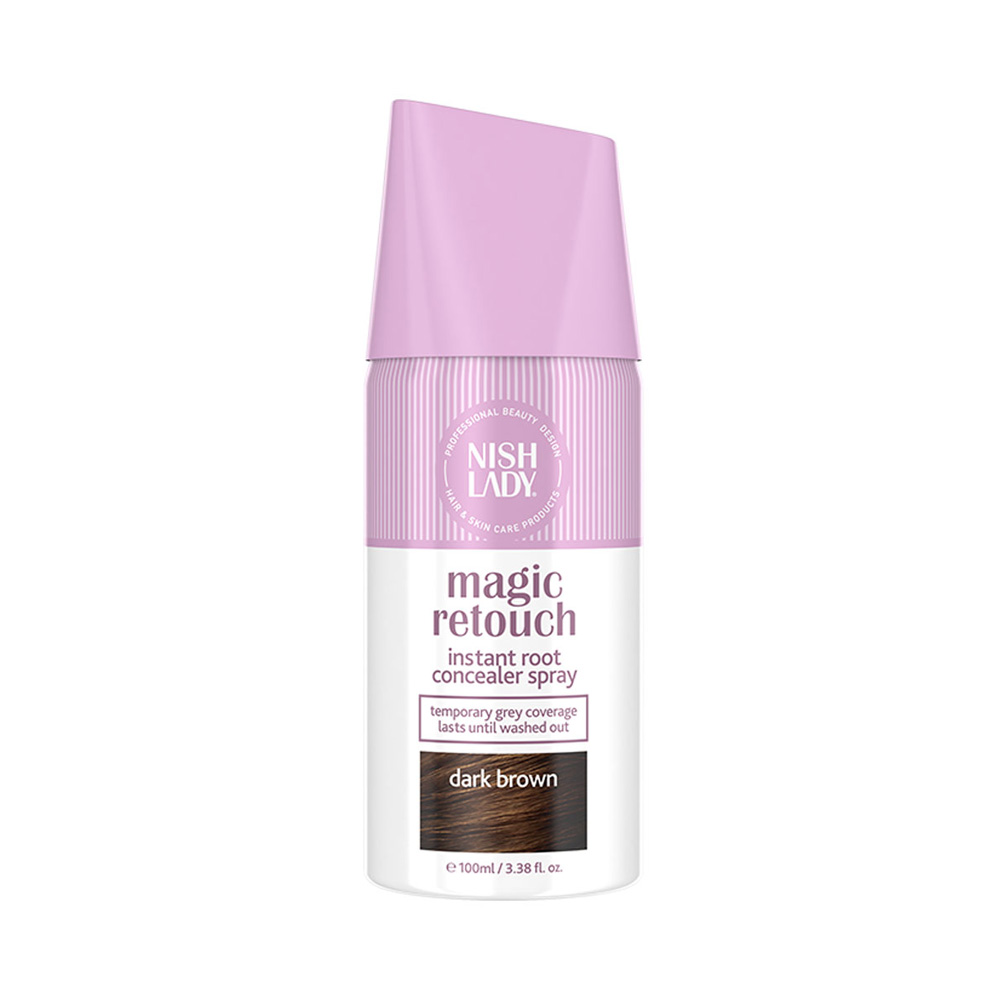 Nish Lady Magic Retouch Dark Brown 100ml