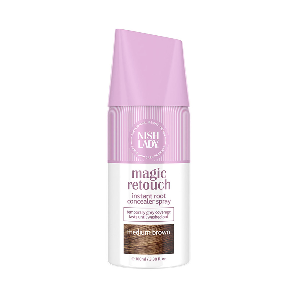 Nish Lady Magic Retouch Medium Brown 100ml