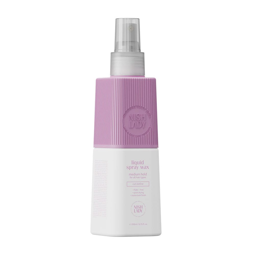 Nish Lady Liquid Spray Wax Medium Hold 200ml