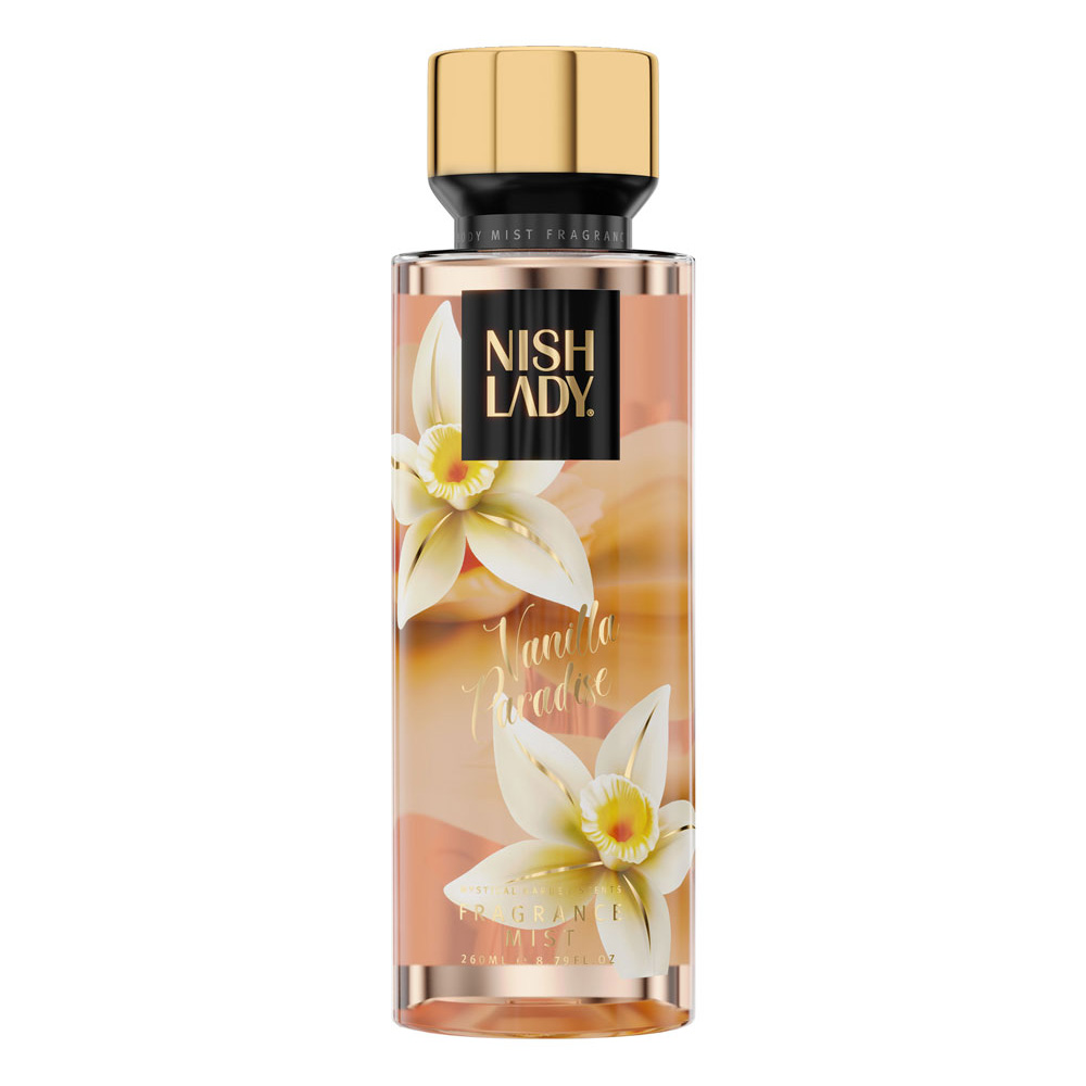 Nish Lady Body Mist Vanilla Paradise 260ml