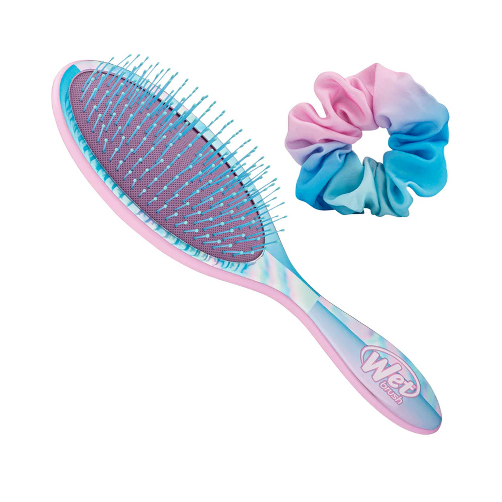 Wet Brush Galactic Waves Detangler and Scrunchie