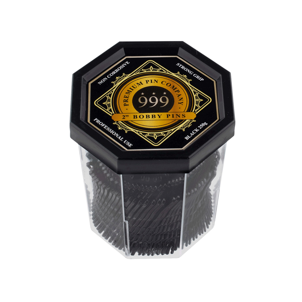 999 Bobby Pins 2" Black 250g - 135161
