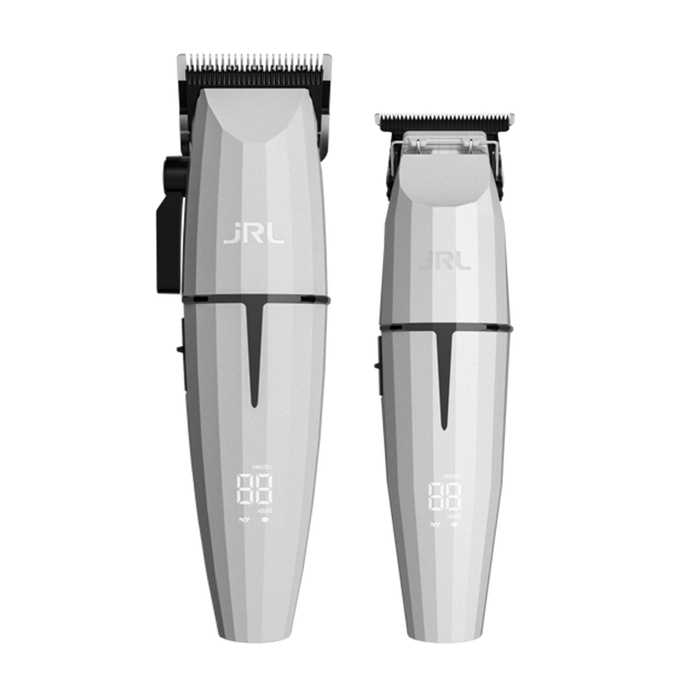 JRL Onyx White Ghost Professional Duo Clipper & Trimmer Kit GH2401-1