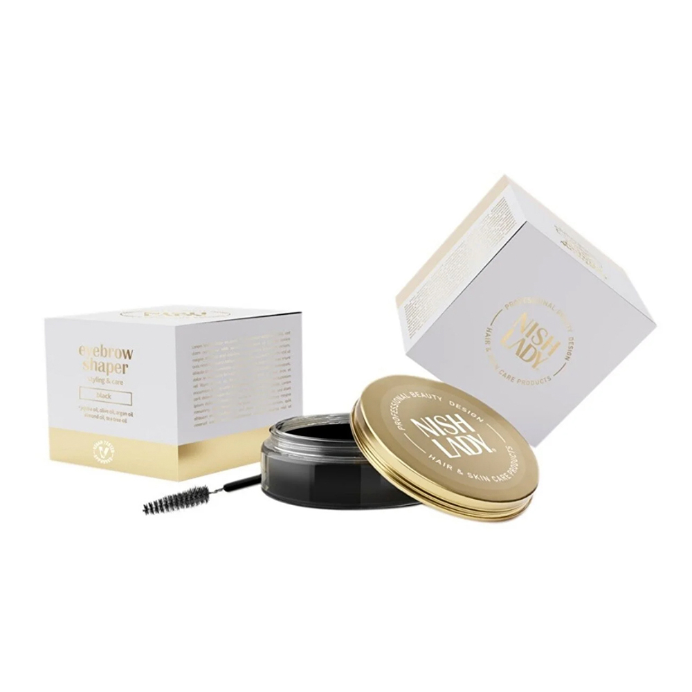 Nish Lady Eyebrow Shaper Black 50ml