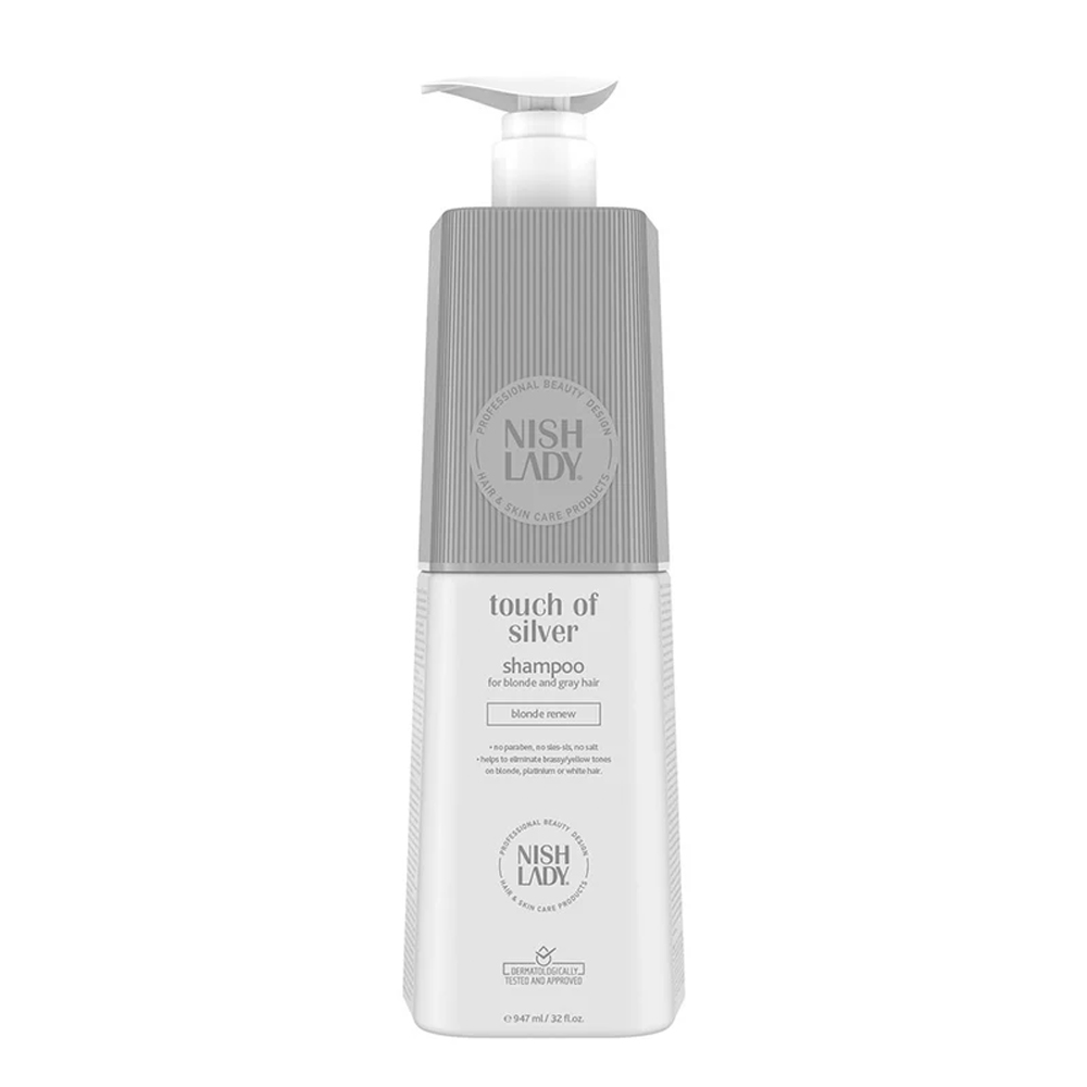Nish Lady Touch Of Silver Shampoo 947ml