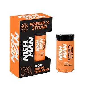 Nish Man Mattifying Hair Volumising Powder P1 Sport 20g