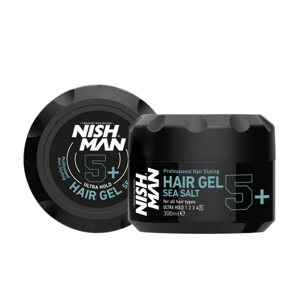 Nish Man Sea Salt Hair Styling Gel 5+ 300ml