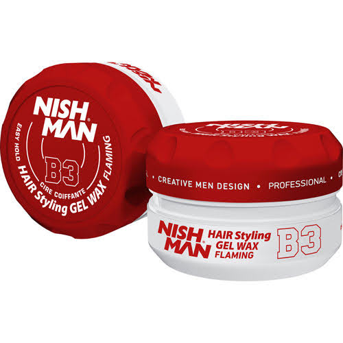 Nish Man Hair Styling Aqua Gel Wax B3 Flaming 150ml