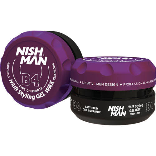 Nish Man Hair Styling Aqua Gel Wax B4 Fresh Look 150ml