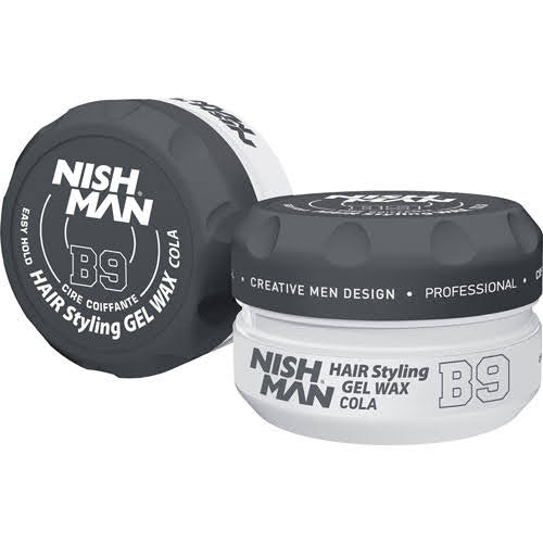 Nish Man Hair Styling Aqua Gel Wax B9 Cola 150ml