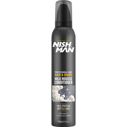 Nish Man Hair&Beard Milk Mousse Conditioner 200ml