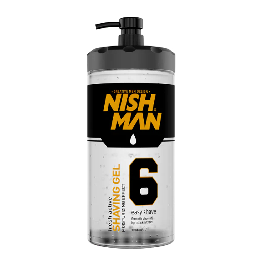 Nish Man Shaving Gel 06 Clear 1500ml