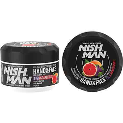 Nish Man Hand & Face Cream Fig & Grapefruit 300ml