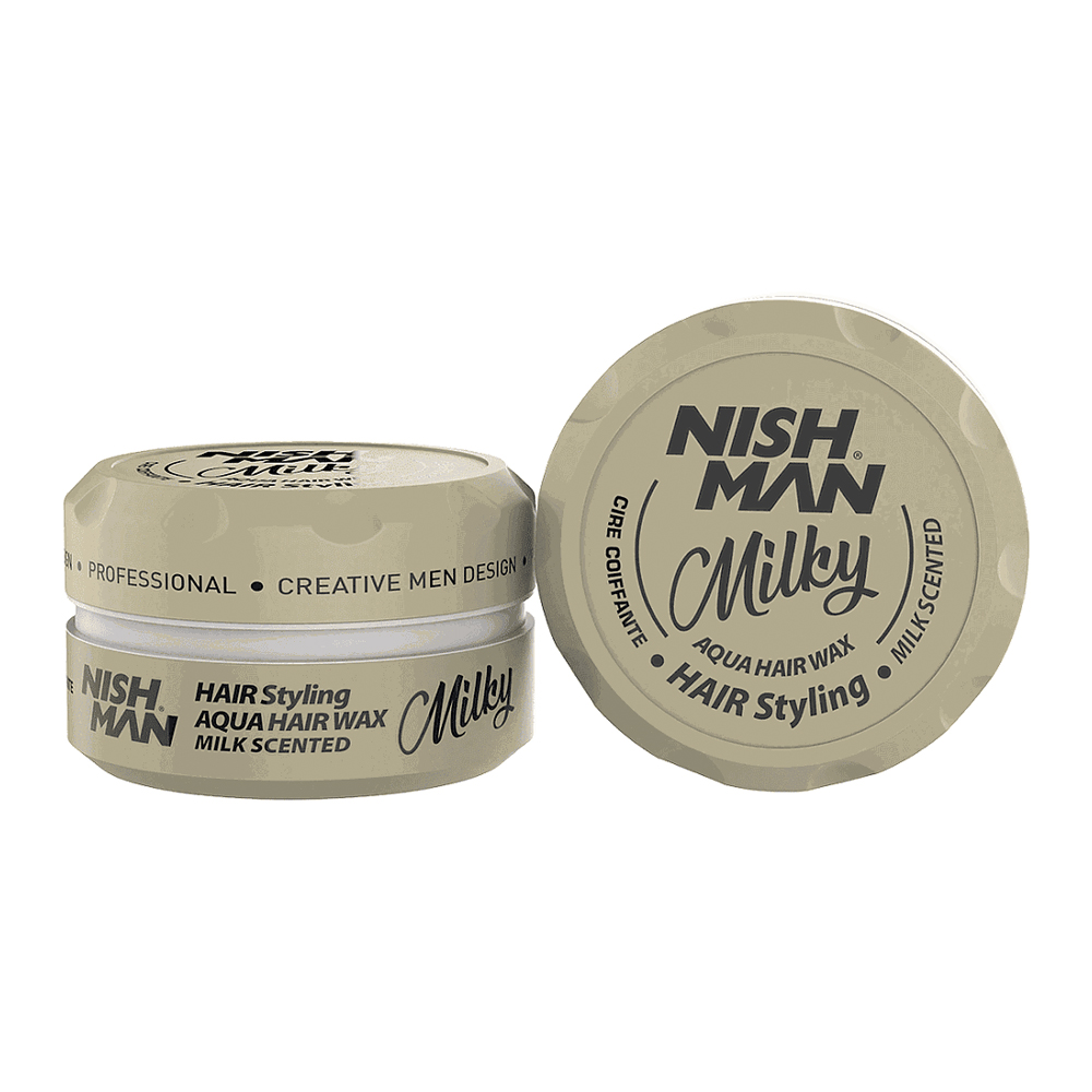 Nish Man Hair Styling Aqua Wax Milky 150ml