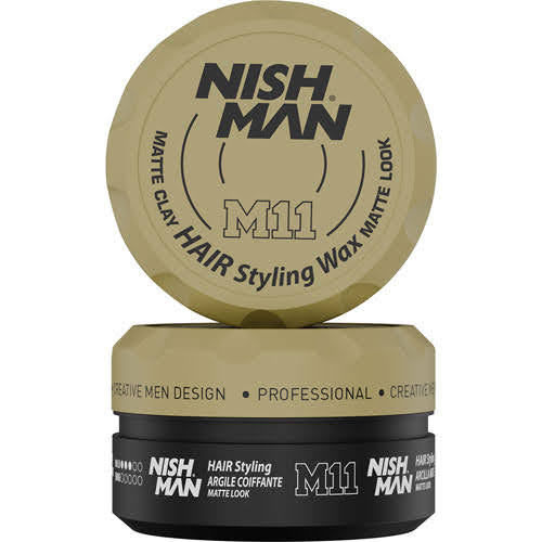 Nish Man M11 Series Hair Styling Wax Matte Clay 150ml