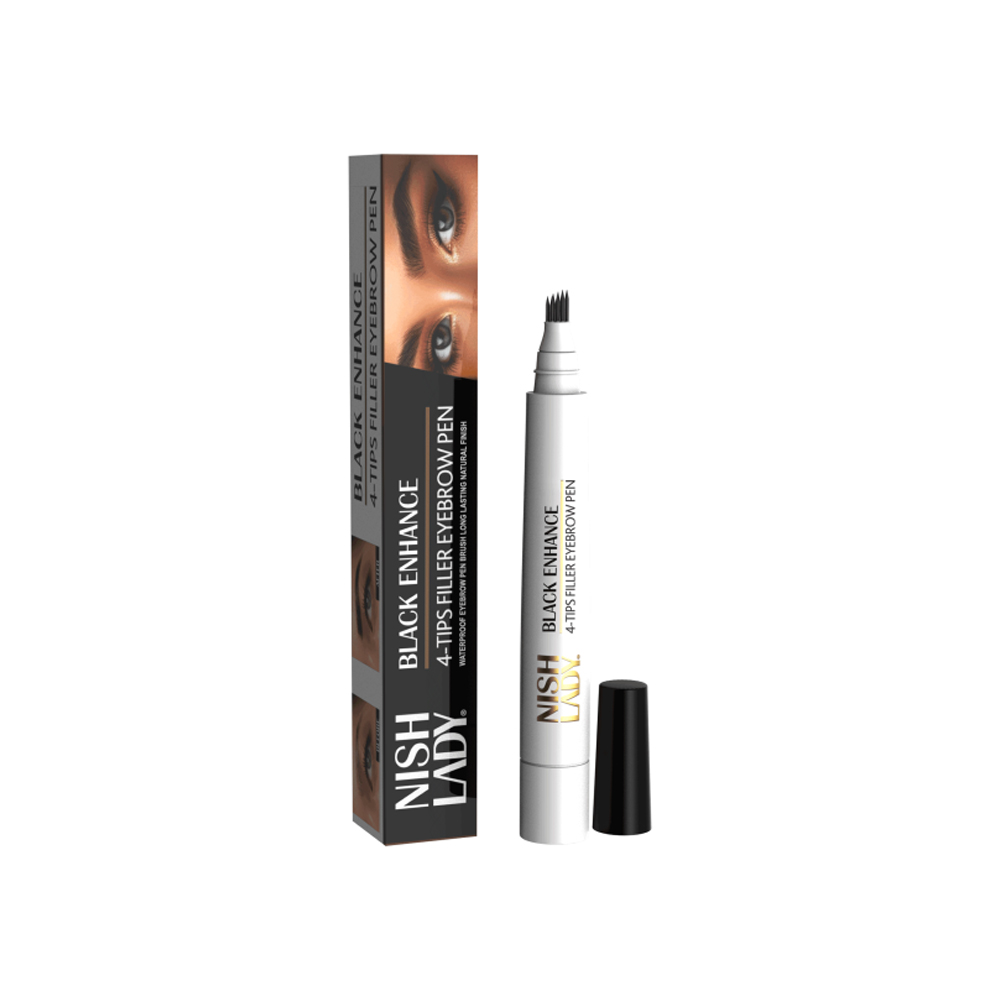 Nish Lady Eyebrow Pen Black 1ml
