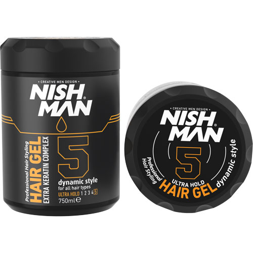 Nish Man Hair Styling Gel 05 750ml