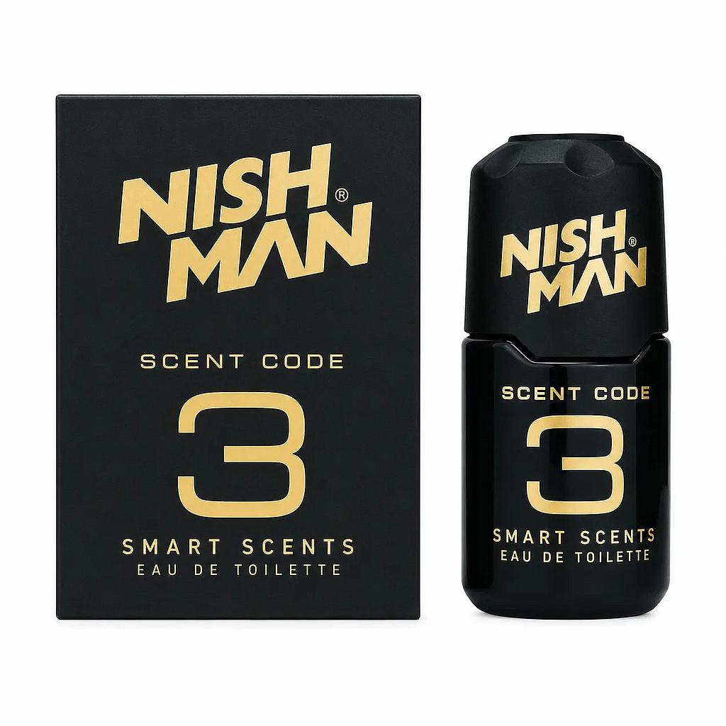 Nish Man Smart Scents No.3 ‘Aromatic Lavender & Amber Woods’ Eau de Toilette 94ml