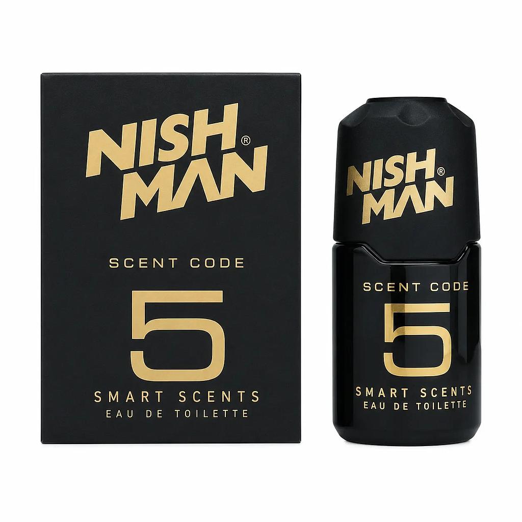 Nish Man Smart Scents No.5 ‘Creamy Vanilla & Warm Amber’ Eau de Toilette 94ml