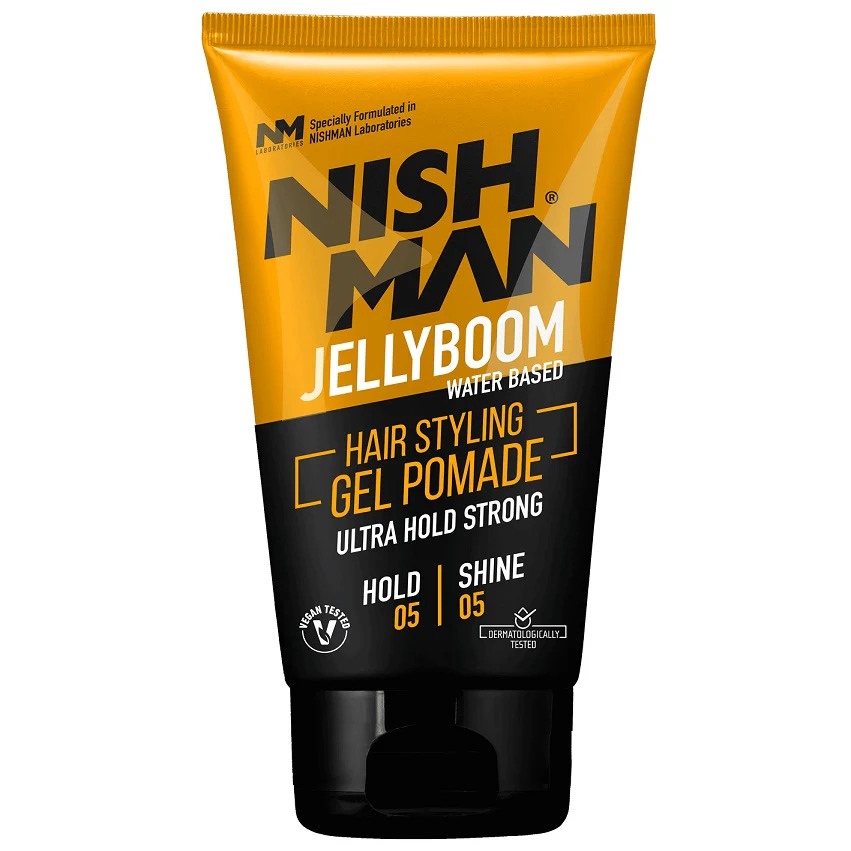 Nish Man Hair Styling Gel Pomade Jellyboom 150ml