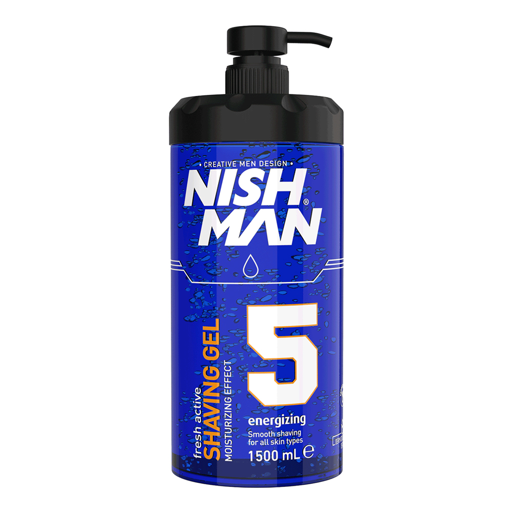 Nish Man Shaving Gel 05 Blue 1500ml