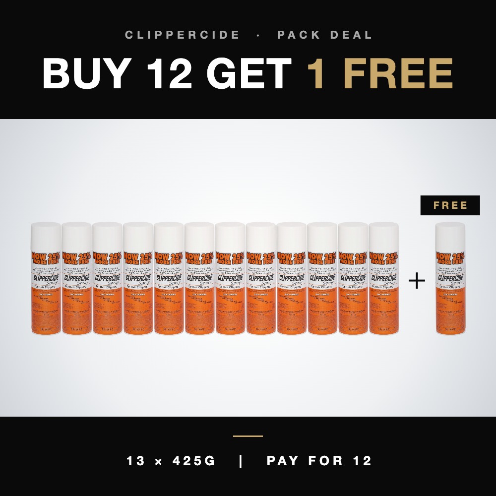 Clippercide Clipper Spray 425g - Buy 12 Get 1 Free (13 Pack)