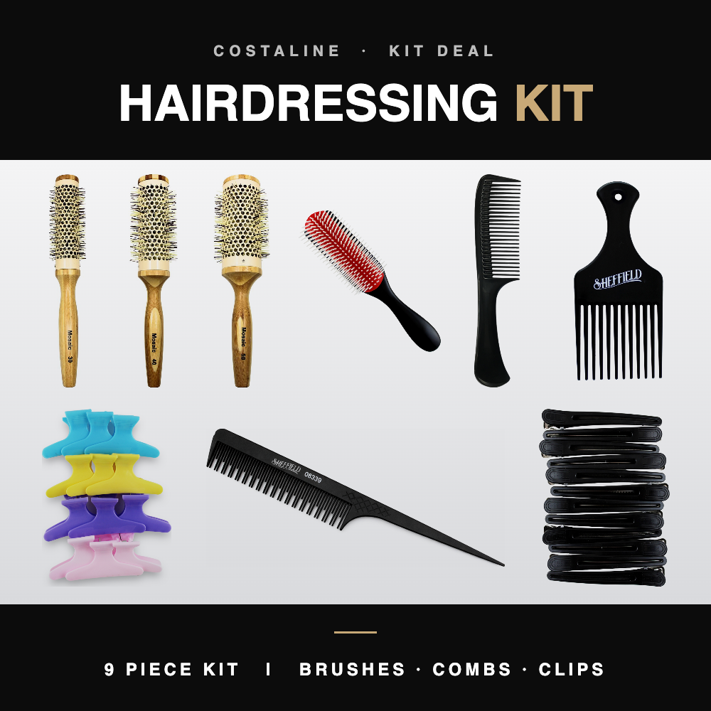 Costaline Hairdressing Kit 9 Piece