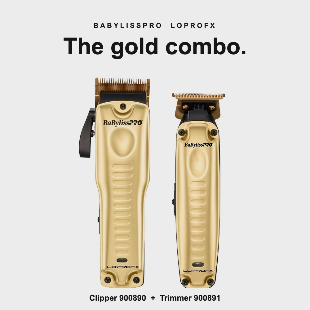 BabylissPro Gold LoPROFX Clipper + Trimmer Combo