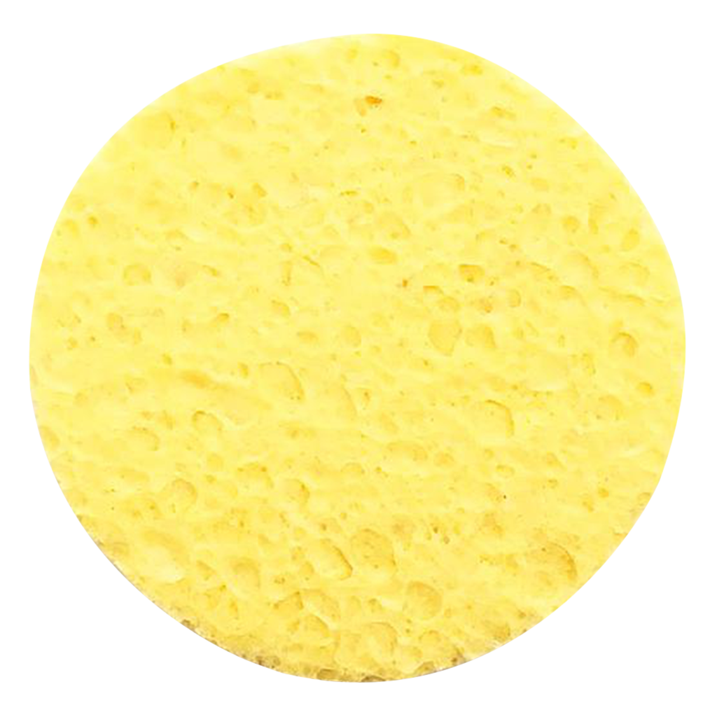 Costaline Makeup Sponges Round Yellow 6pcs - MS1006
