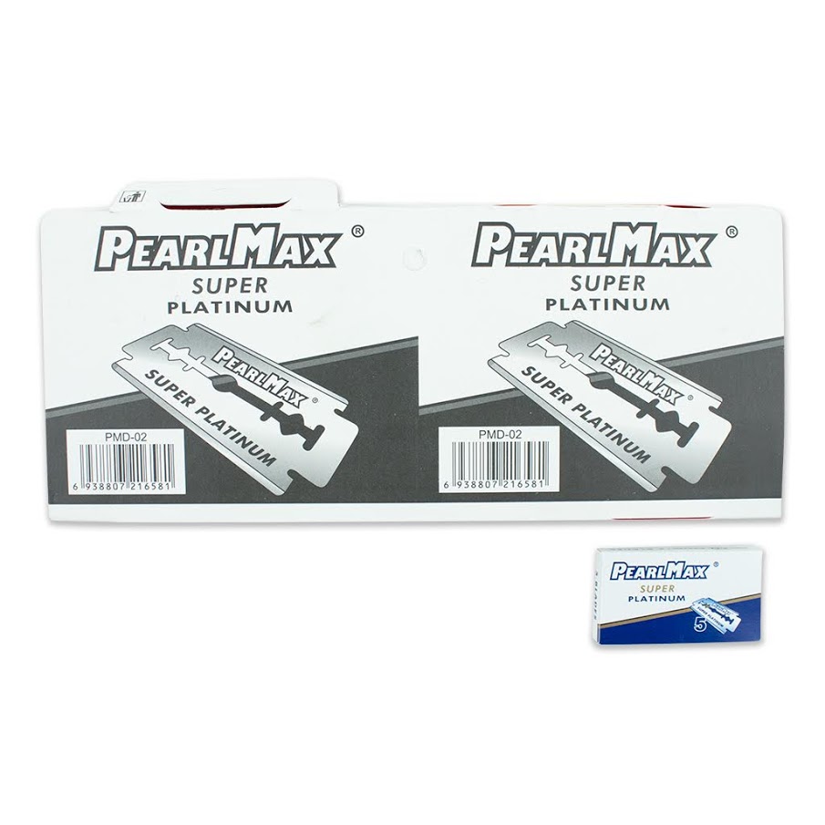 Pearl Max Double Edge Super Platinum Razor blade - Pack of 20